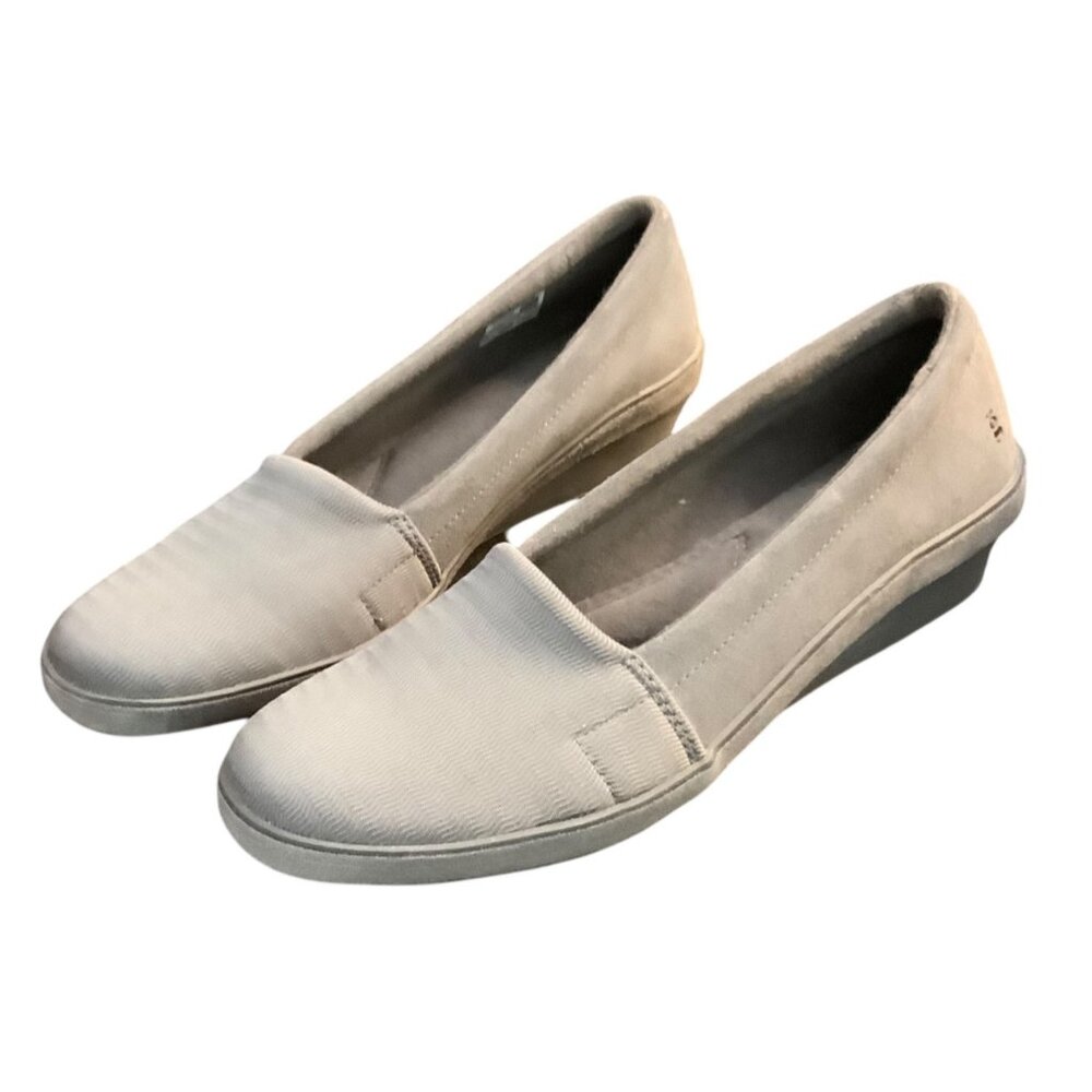 Grasshoppers Ortholite Beige Slip-On Flats Shoes Women‎ Size 10
